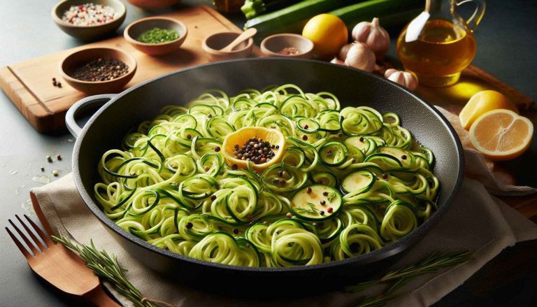 Zucchini Noodles with Pesto