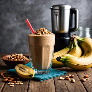 Peanut Butter Banana Smoothie – Thick and Creamy!