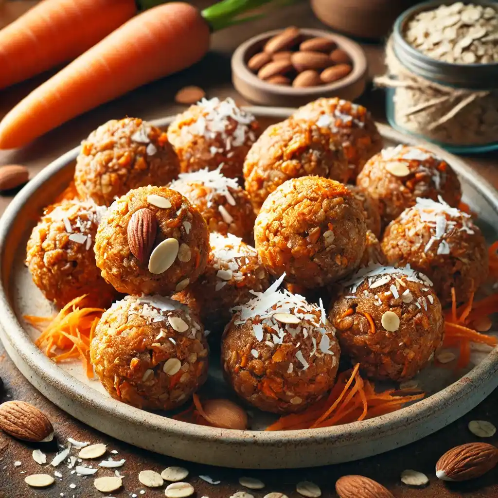 Healthy Carrot Cake Energy Bites Recipe