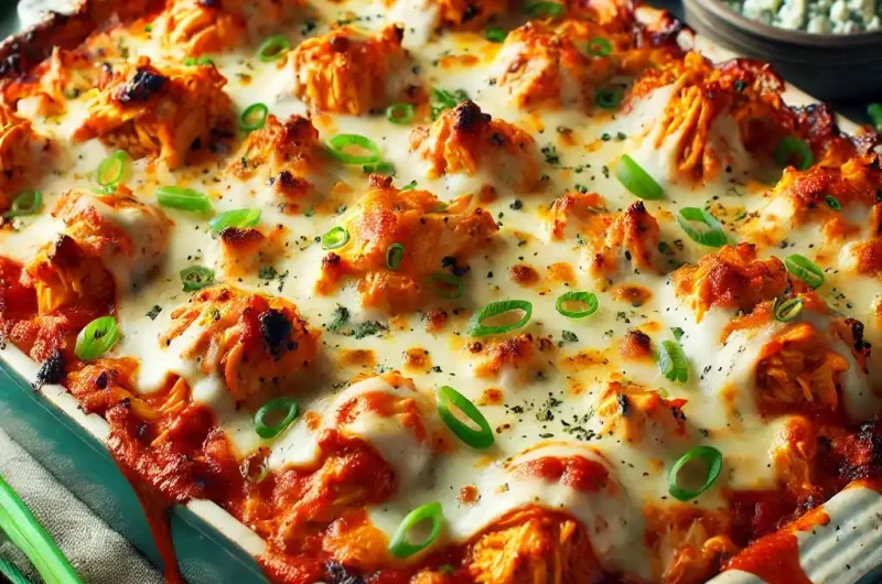 Buffalo Chicken Casserole: Spicy, Lean & Irresistible