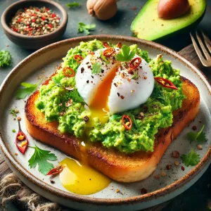 Wholesome Avocado Egg Toast with a Crispy Twist