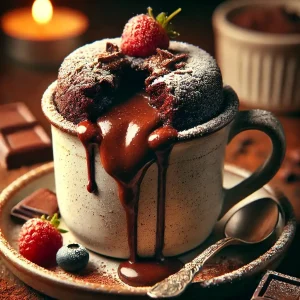 Viral Protein-Packed Chocolate Lava Cake in a Mug