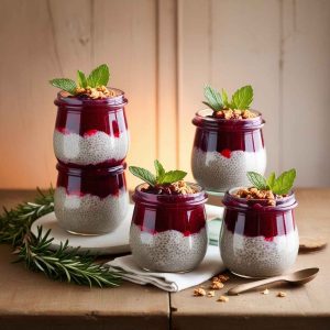 Berry Compote and Chia Pudding Combo: Sweet Meets Healthy