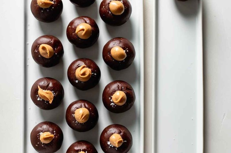 High-Calorie Chocolate Peanut Butter Protein Balls: Snack Your Way to Gains