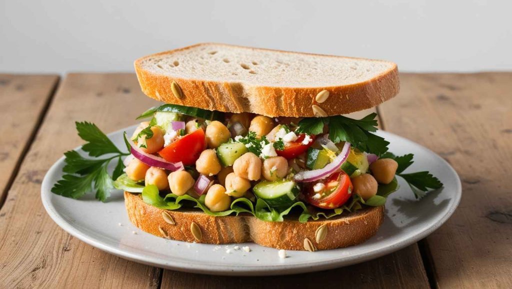 Chickpea Salad Sandwich: A Plant-Based Protein Boost