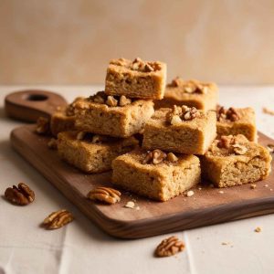 Maple Cinnamon Oat Squares with Walnuts: Breakfast You Can Grab & Go