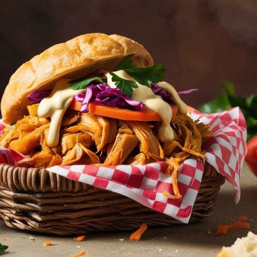 Vegan Pulled Jackfruit Sandwich: A Plant-Based Flavor Explosion