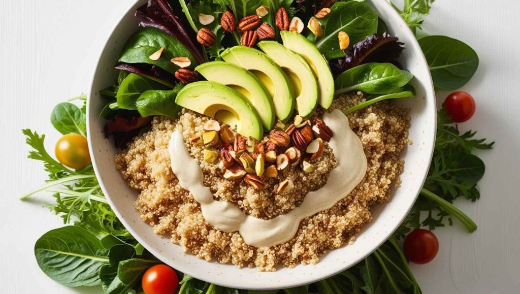 Creamy Avocado Quinoa Bowl for Weight Gain