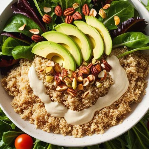 Creamy Avocado Quinoa Bowl for Weight Gain