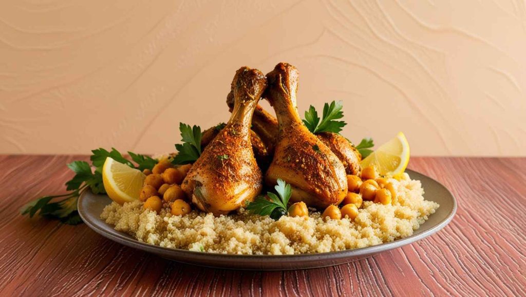 Chicken Legs with Chickpeas and Quinoa: A Protein-Packed Power Meal