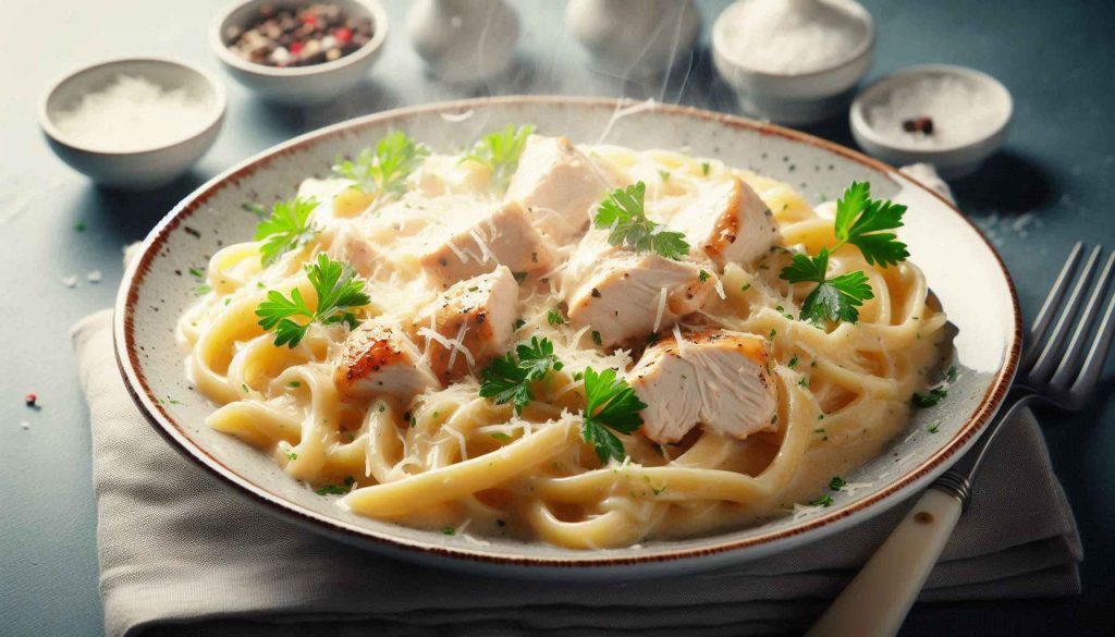 Creamy Chicken Alfredo Pasta