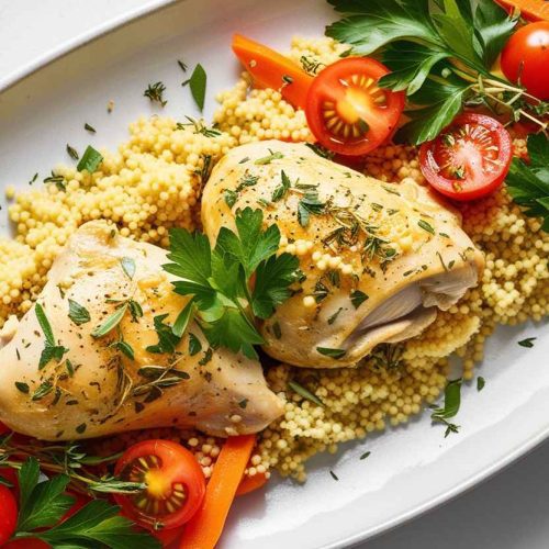 Herb Chicken Couscous: A Protein-Packed Dinner Option