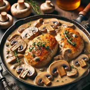 Creamy Mushroom Chicken: A One-Pan Dinner Delight