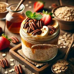 Maple Pecan Overnight Oats Recipe