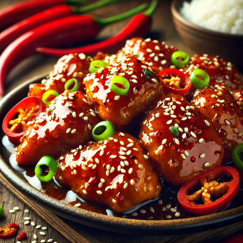 Spicy Honey Sriracha Chicken