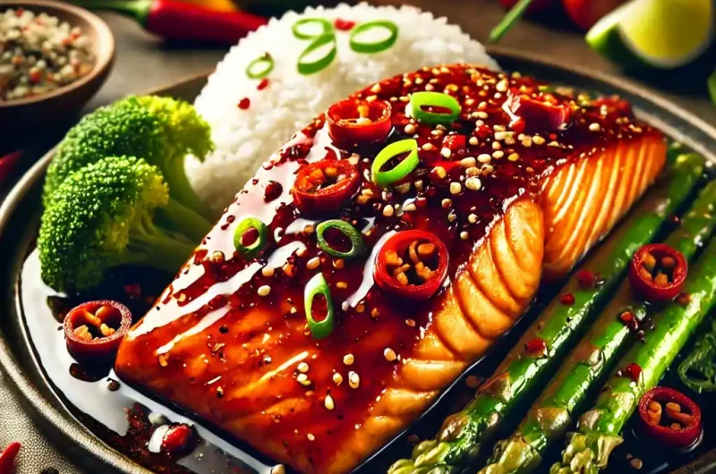 Sweet and Spicy Chili-Glazed Salmon Delight