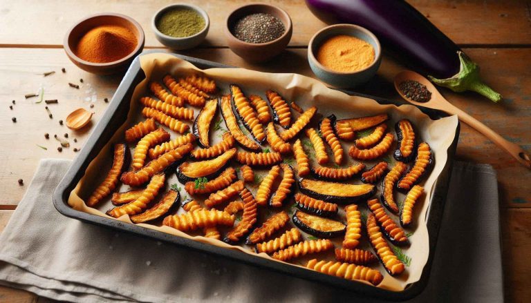 Crispy Baked Eggplant Fries