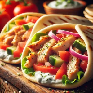 Greek Chicken Gyros: A Mediterranean Delight at Home