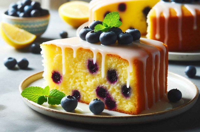 Lemon Blueberry Drizzle Cake: A Fresh and Zesty Dessert