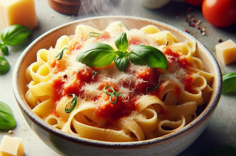 Creamy Lobster Pasta in a Bowl