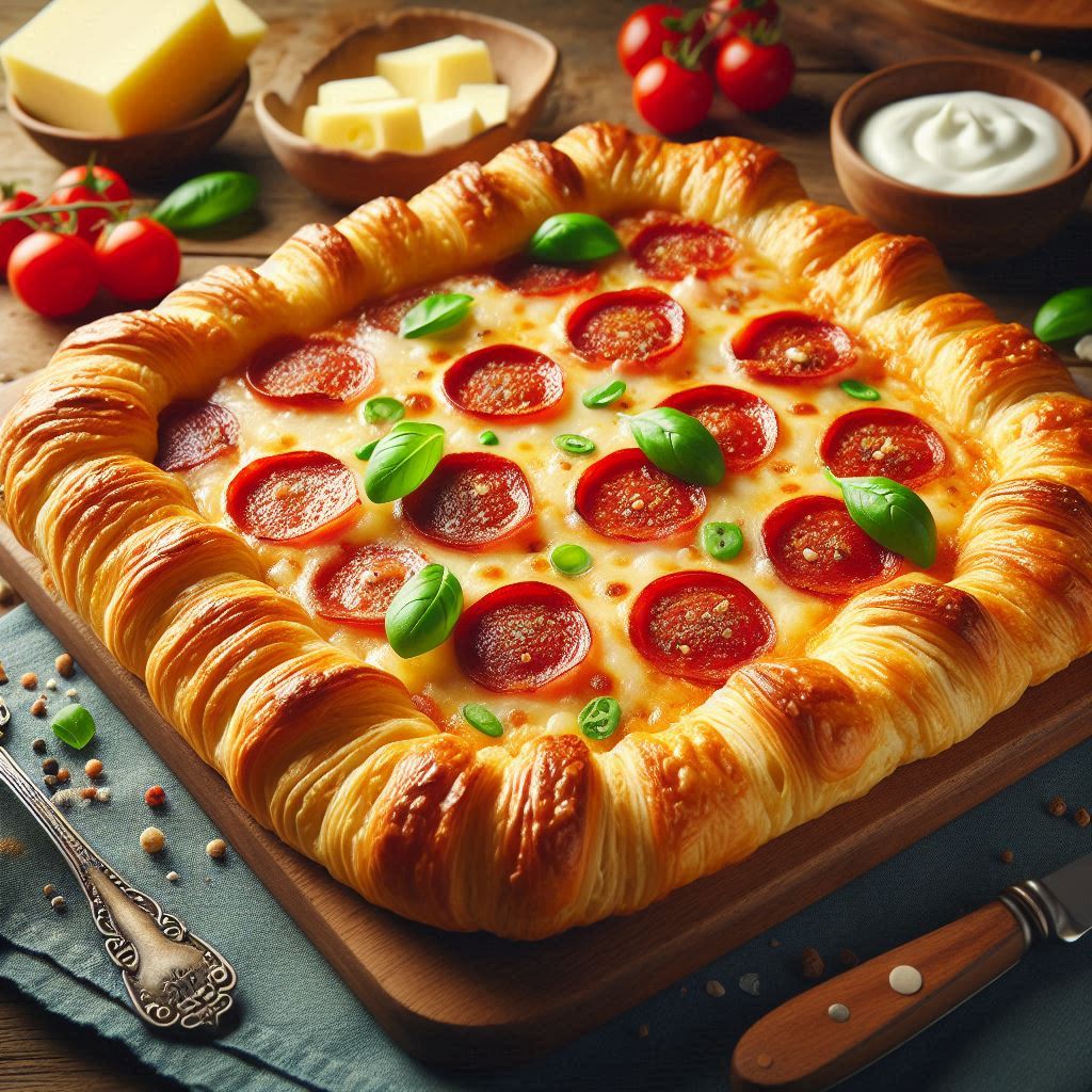 Cheese Puff Pastry Pizza: Flaky, Cheesy, and Delicious