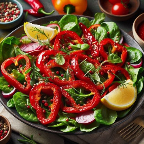 Why This Roasted Red Pepper Salad is the Best