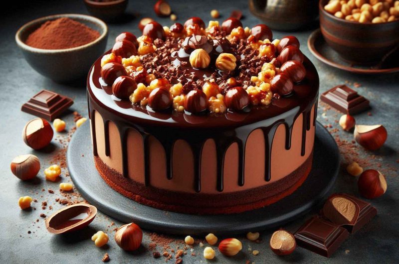 Chocolate Hazelnut Praline Cake: A Decadent Dessert