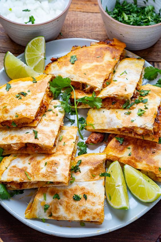 High-Protein Chicken Quesadilla