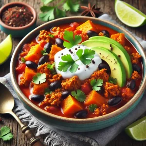 Turkey Sweet Potato Chili: A Comforting Protein-Packed Recipe