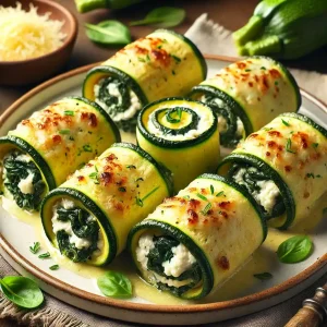 Zucchini Dinner Roll-Ups: A Tasty Low-Carb, Lean & Green Option