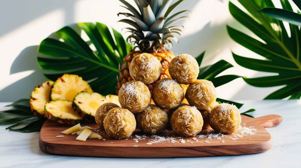 Pineapple Vanilla Energy Balls: A Tropical Twist for Quick Energy