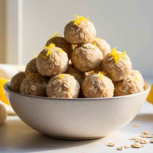 Lemon Oatmeal Energy Bites for a Refreshing Snack