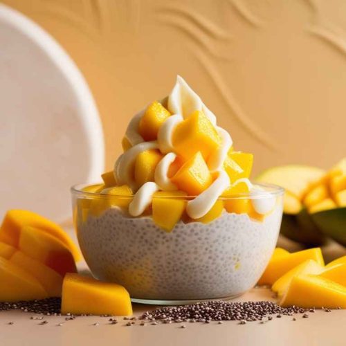 Mango Coconut Chia Pudding: A Refreshing Snack