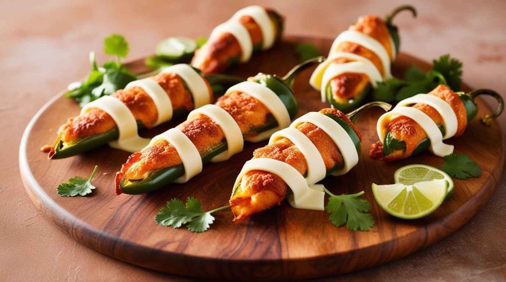 Cheesy Mummy Jalapeño Poppers