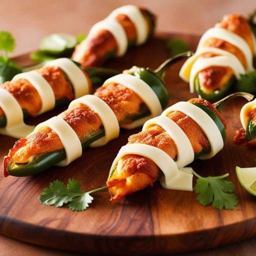 Cheesy Mummy Jalapeño Poppers