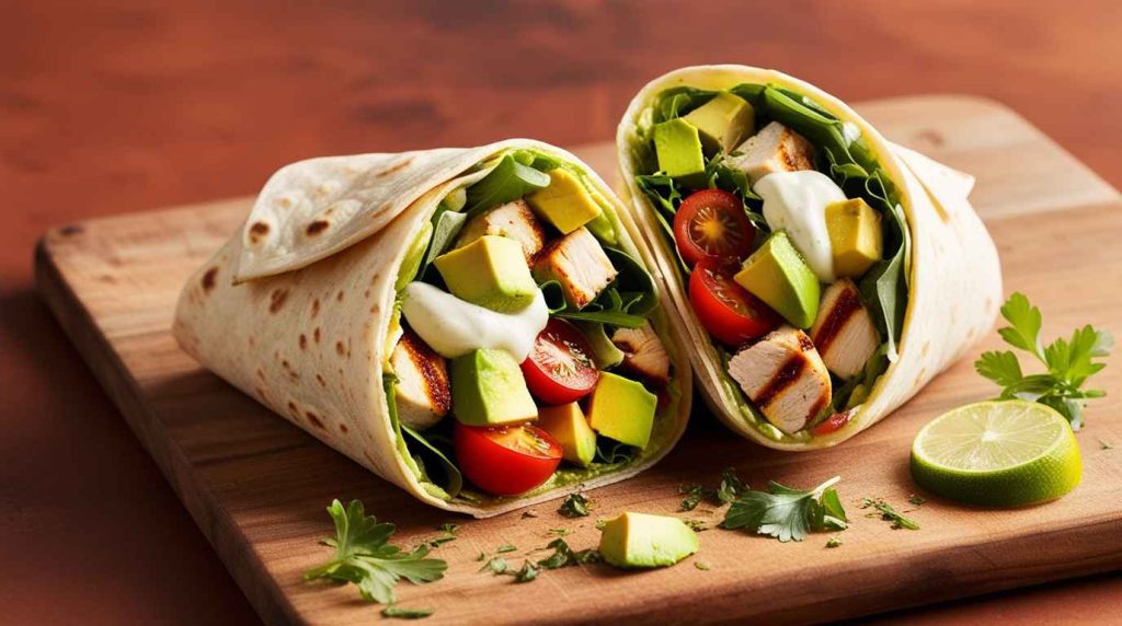 Avocado and Chicken Salad Wraps for a Nutrient-Dense Meal