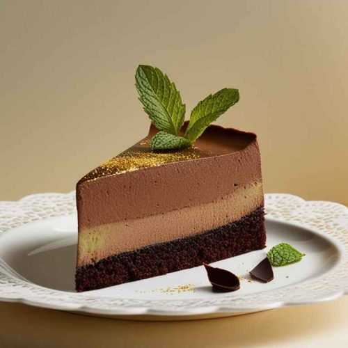 Avocado Chocolate Mousse Cake for a Decadent Boost