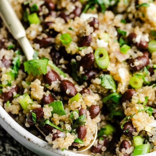 Quinoa & Black Bean Salad