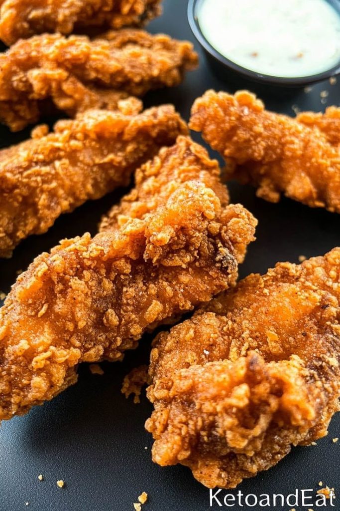 Recipe Title: Carnivore Fried Chicken Tenders