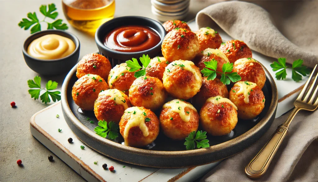 Recipe Title: Cheesy Keto Low-Carb Sausage Balls