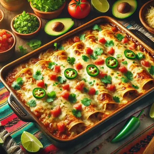 Savor the Flavor of High-Protein Turkey Enchiladas!