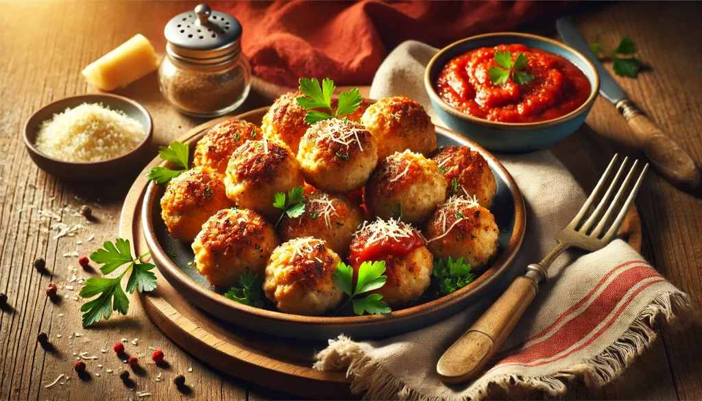 Chicken Meatballs Recipe (Air Fryer Option)