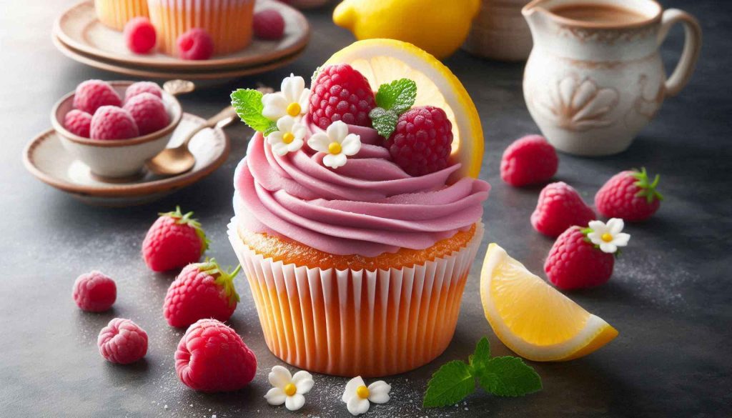 Raspberry Lemon Heaven Cupcakes