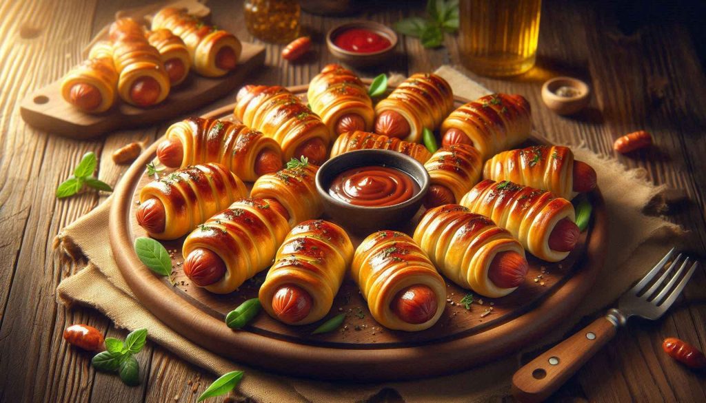 Glazed Pigs in a Blanket