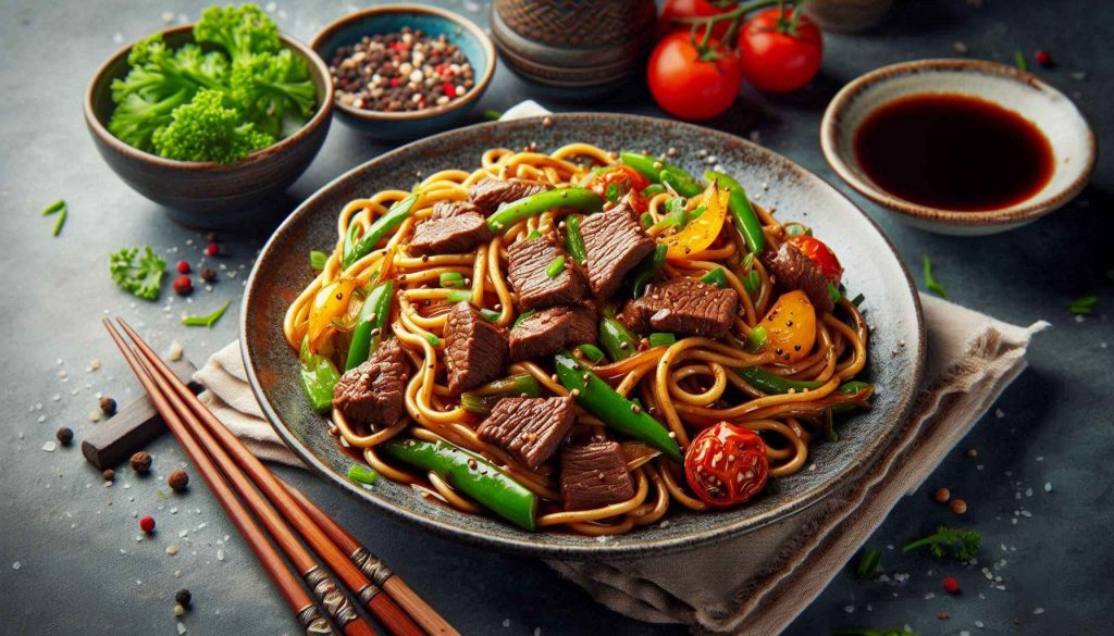 Delicious Beef Stir Fry with Noodles