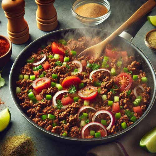 Recipe: TACO RICE (but lower carb)