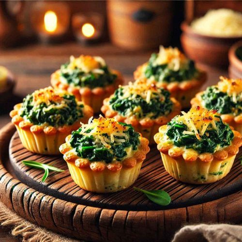 Spinach & Artichoke Cups – Bite-Sized Delights