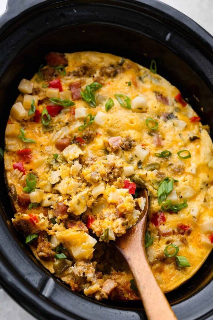 Crockpot Egg Casserole