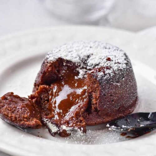 High-Protein Chocolate Lava Cake