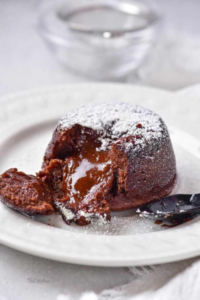 High-Protein Chocolate Lava Cake